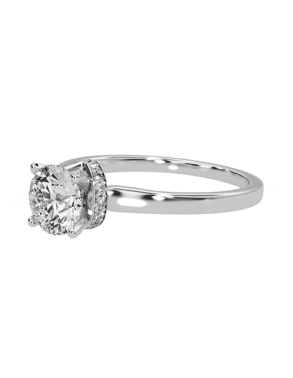 MONTADURA PARA PERSONALIZAR ANILLO DE COMPROMISO - PAVÉ - Image 4