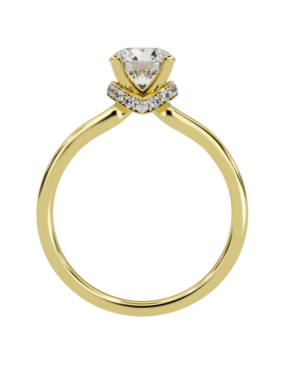 MONTADURA PARA PERSONALIZAR ANILLO DE COMPROMISO - PAVÉ - Image 6