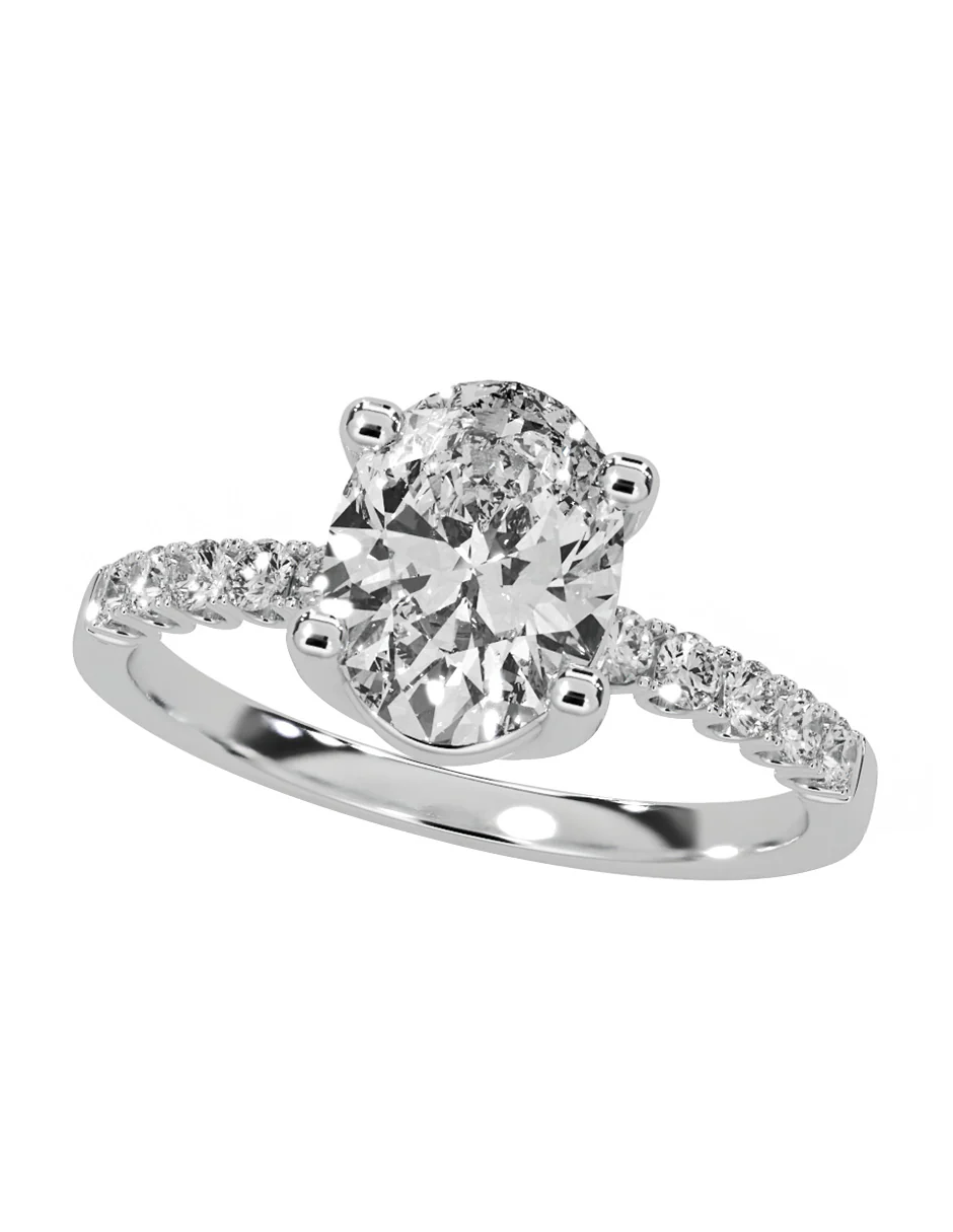 MONTADURA PARA PERSONALIZAR ANILLO DE COMPROMISO - PAVÉ - Image 3