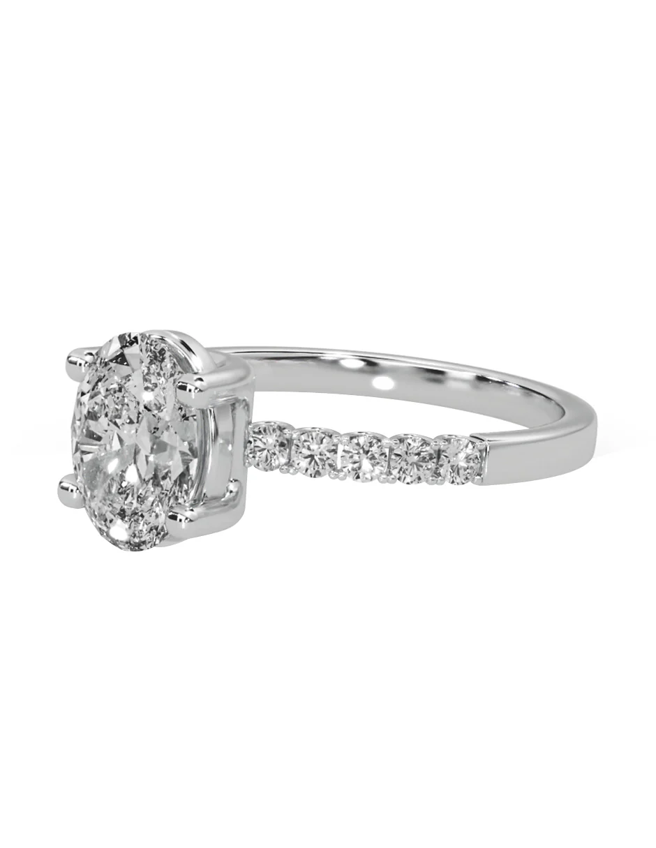 MONTADURA PARA PERSONALIZAR ANILLO DE COMPROMISO - PAVÉ - Image 4