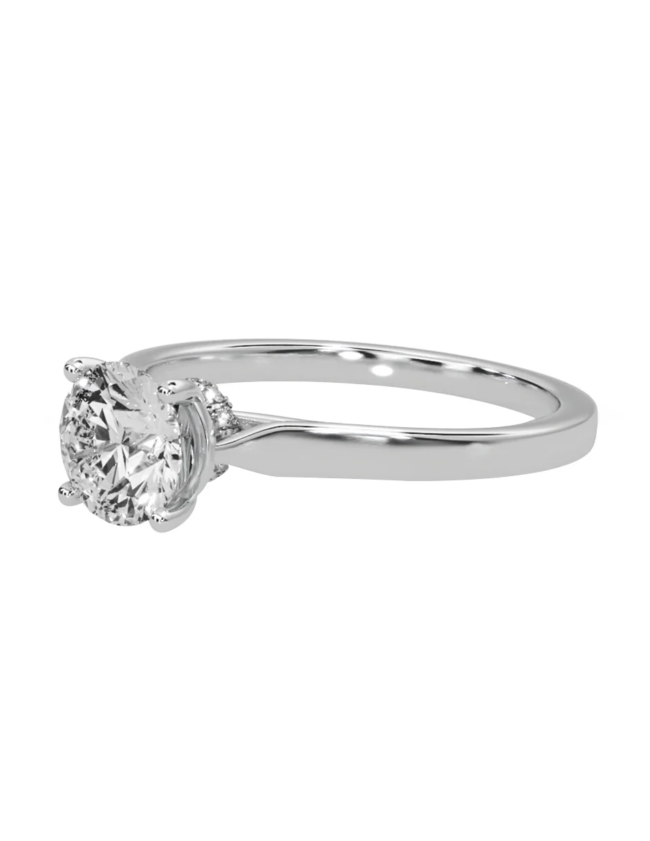 MONTADURA PARA PERSONALIZAR ANILLO DE COMPROMISO - PAVÉ - Image 3