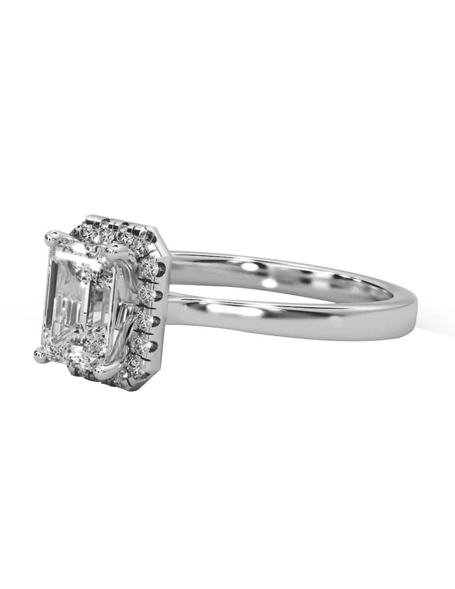 MONTADURA PARA PERSONALIZAR ANILLO DE COMPROMISO - PAVÉ - Image 4