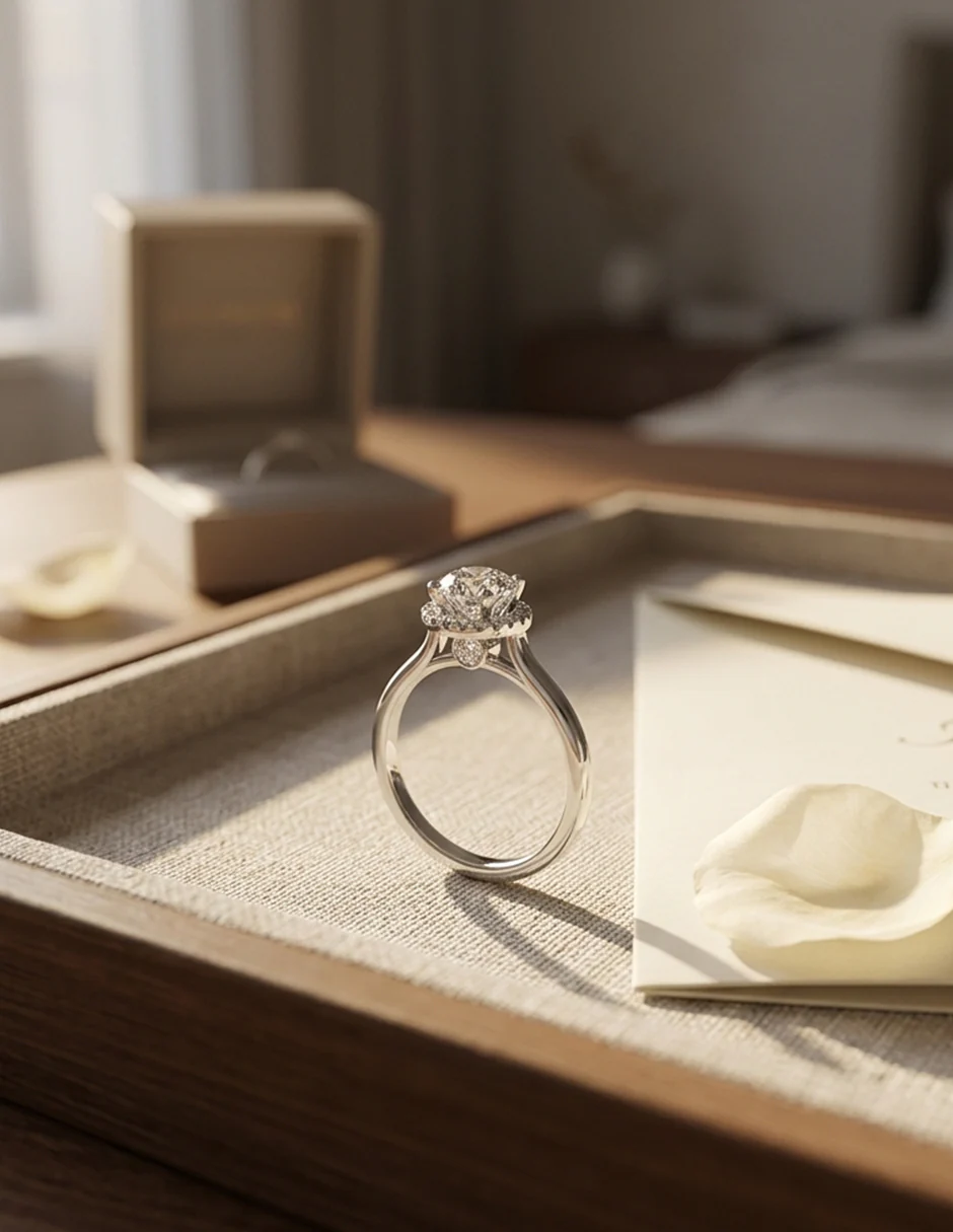 MONTADURA PARA PERSONALIZAR ANILLO DE COMPROMISO - PAVÉ - Image 13