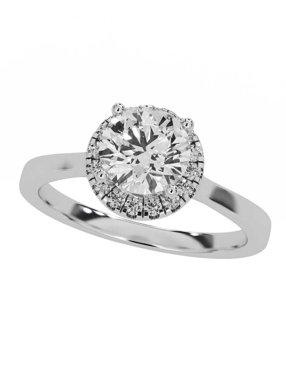 MONTADURA PARA PERSONALIZAR ANILLO DE COMPROMISO - PAVÉ - Image 3