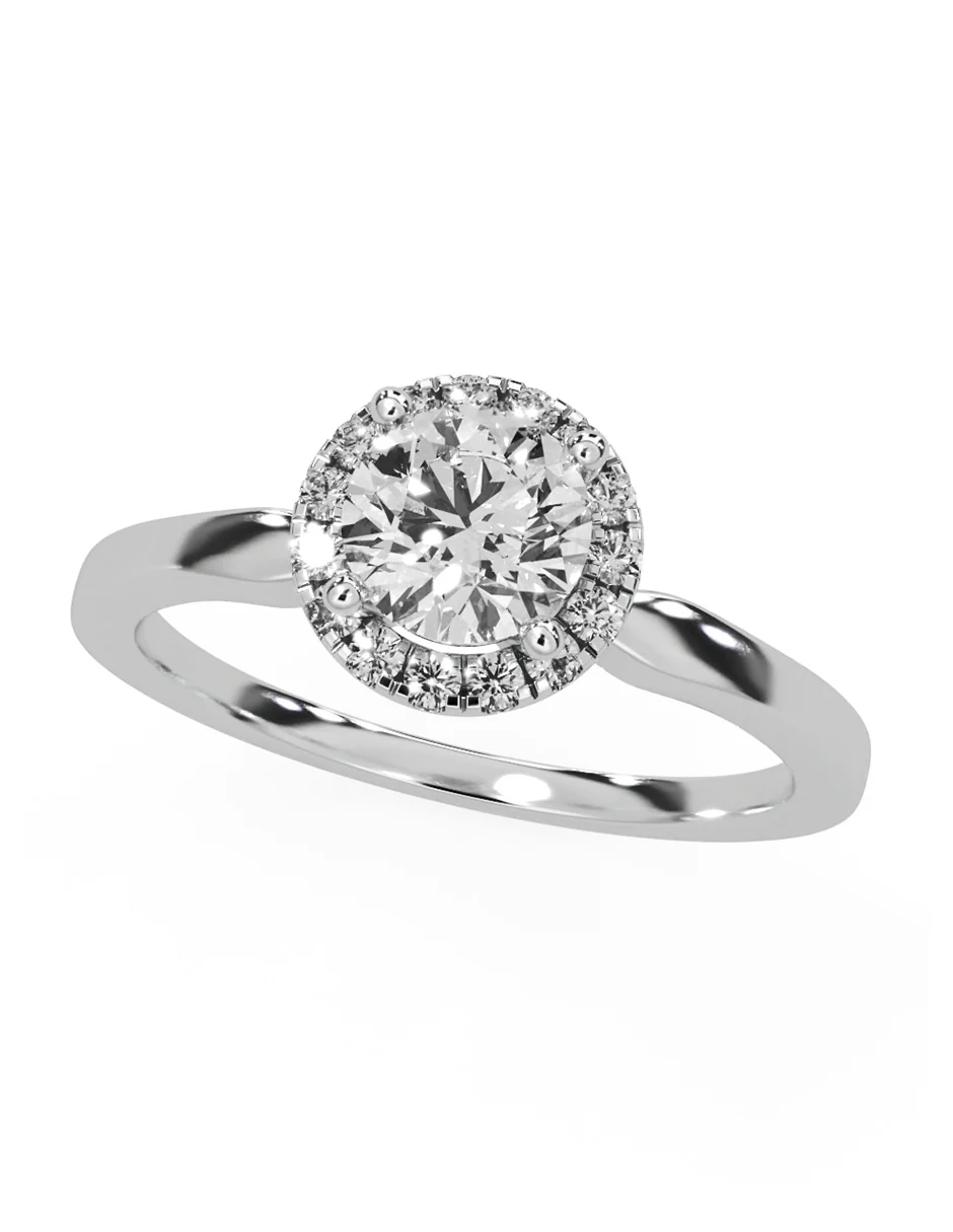 MONTADURA PARA PERSONALIZAR ANILLO DE COMPROMISO - PAVÉ - Image 3