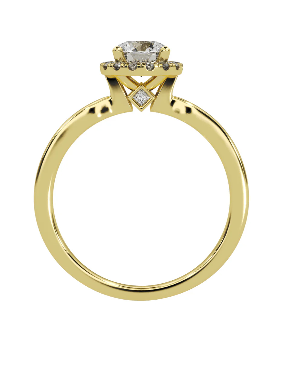 MONTADURA PARA PERSONALIZAR ANILLO DE COMPROMISO - PAVÉ - Image 6