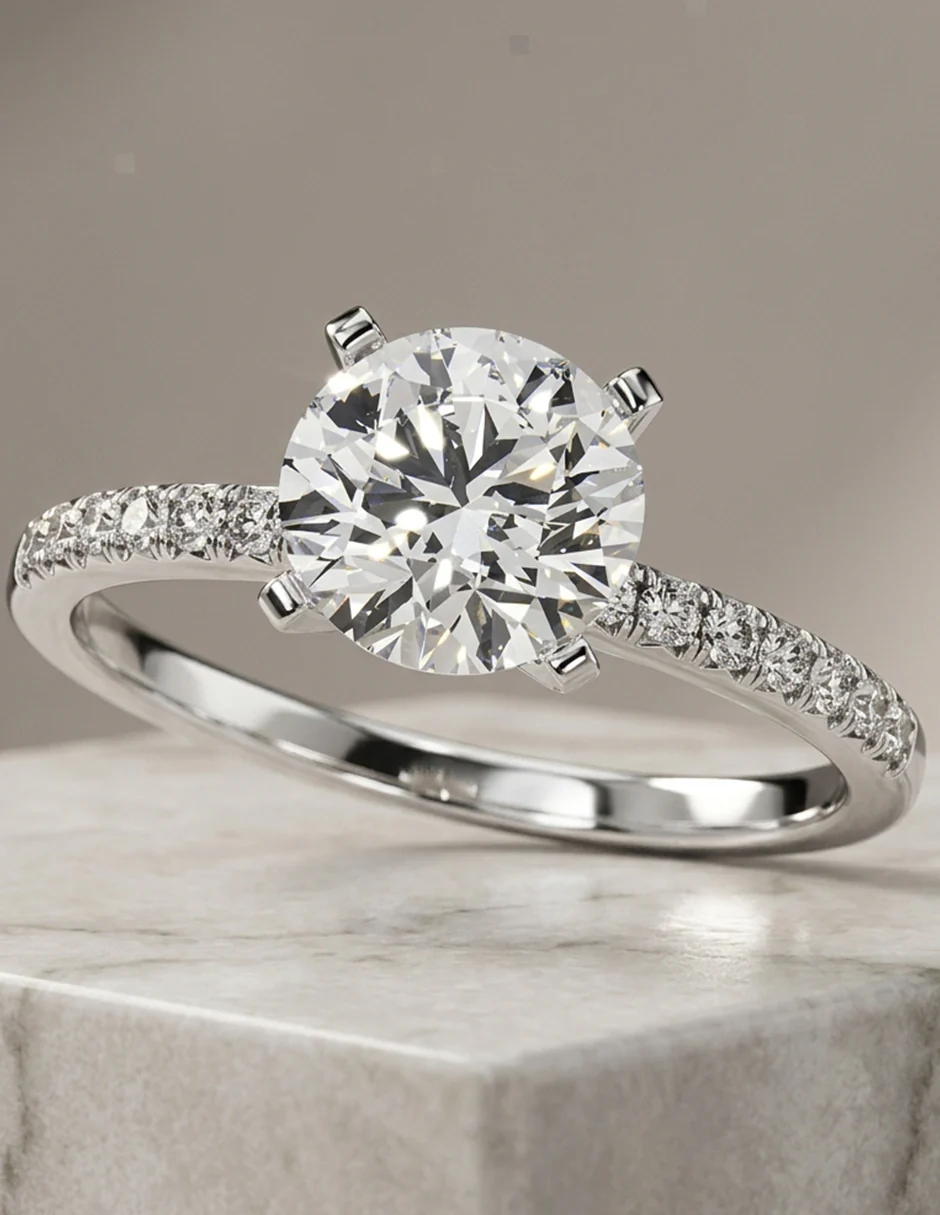 MONTADURA PARA PERSONALIZAR ANILLO DE COMPROMISO - PAVÉ - Image 13