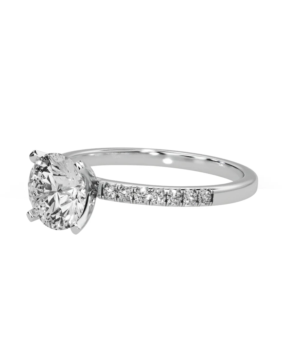MONTADURA PARA PERSONALIZAR ANILLO DE COMPROMISO - PAVÉ - Image 4