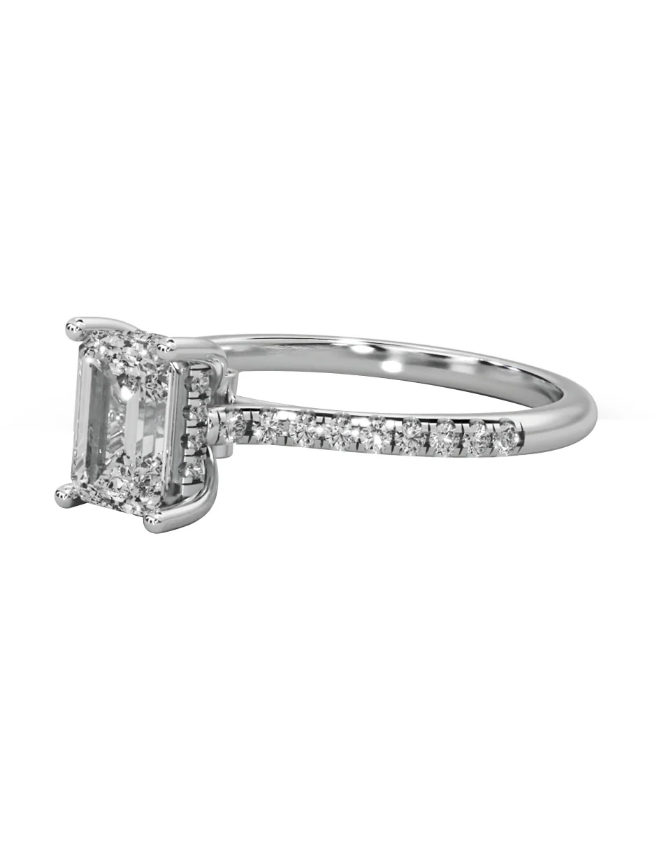 MONTADURA PARA PERSONALIZAR ANILLO DE COMPROMISO - PAVÉ - Image 4