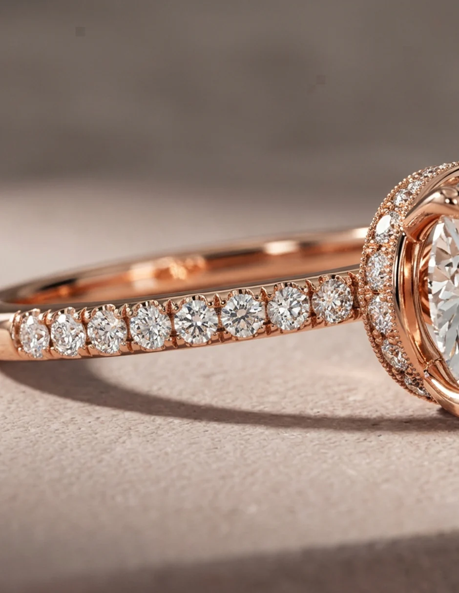 MONTADURA PARA PERSONALIZAR ANILLO DE COMPROMISO - PAVÉ - Image 16