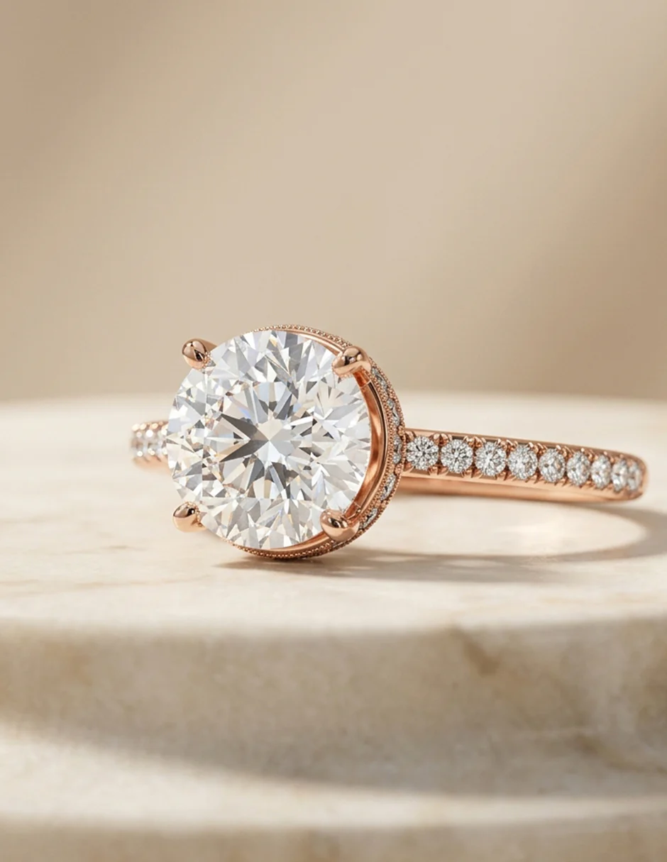 MONTADURA PARA PERSONALIZAR ANILLO DE COMPROMISO - PAVÉ - Image 17