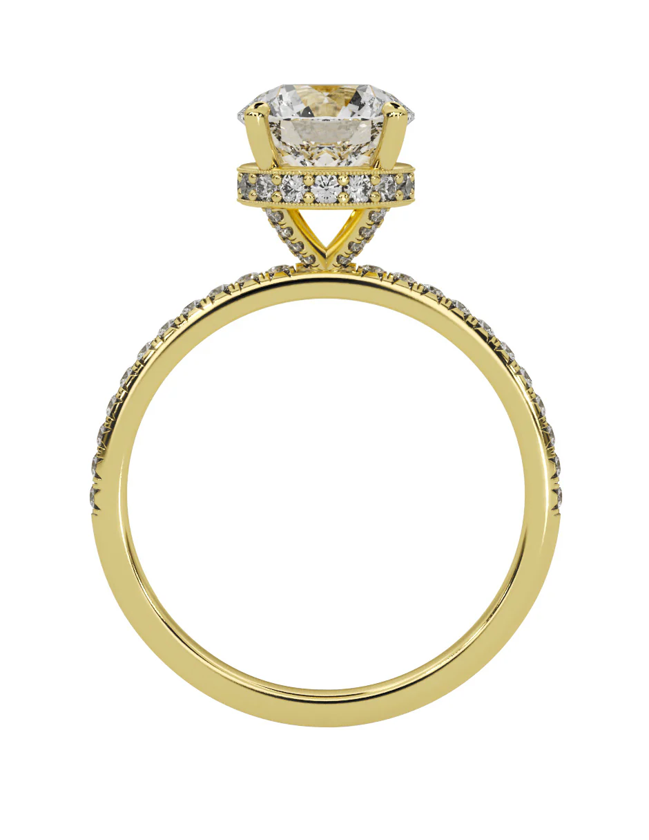 MONTADURA PARA PERSONALIZAR ANILLO DE COMPROMISO - PAVÉ - Image 6