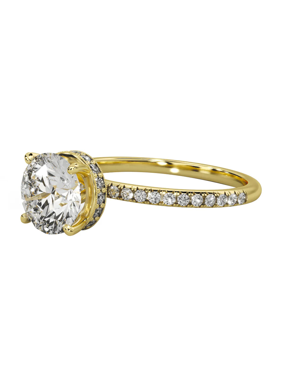 MONTADURA PARA PERSONALIZAR ANILLO DE COMPROMISO - PAVÉ - Image 8