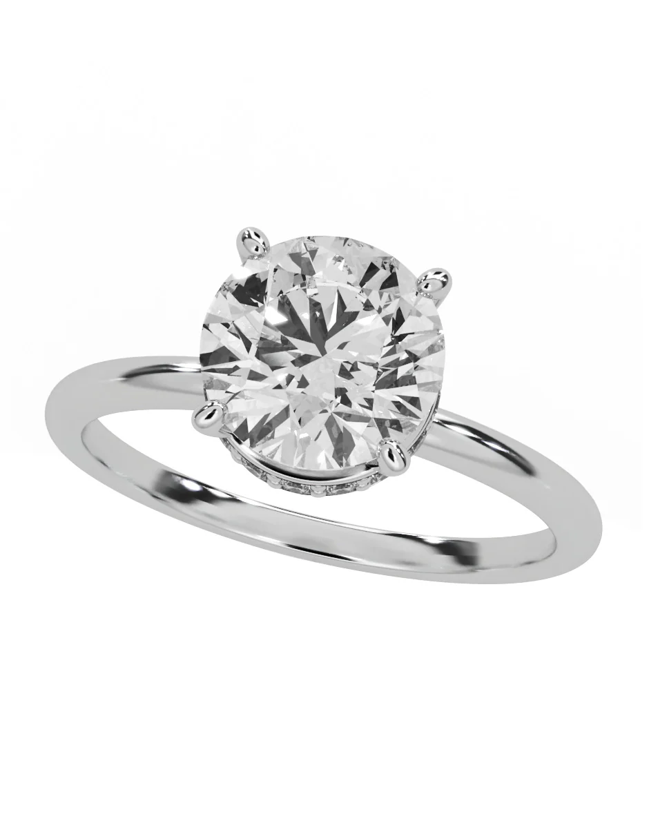 MONTADURA PARA PERSONALIZAR ANILLO DE COMPROMISO - PAVÉ - Image 3