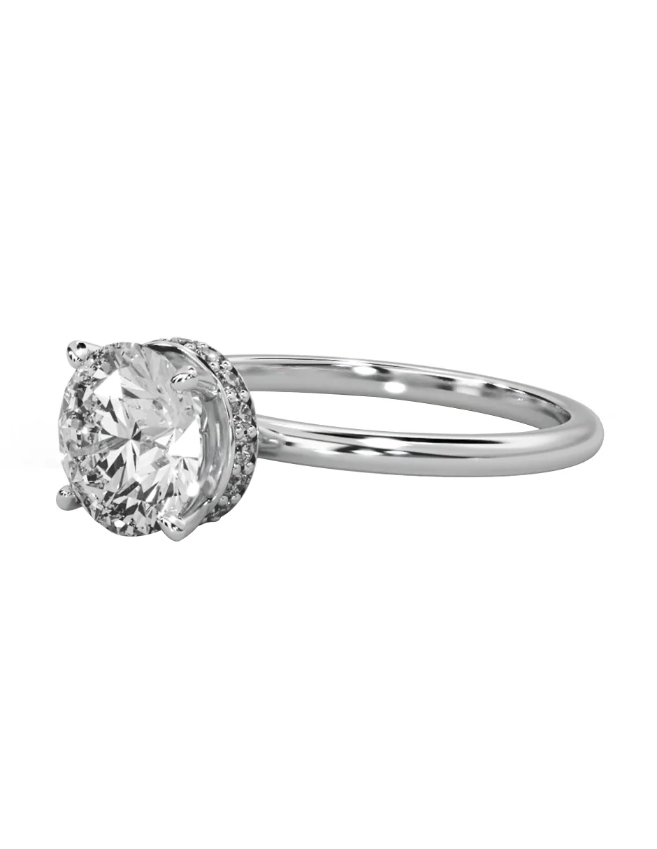 MONTADURA PARA PERSONALIZAR ANILLO DE COMPROMISO - PAVÉ - Image 4