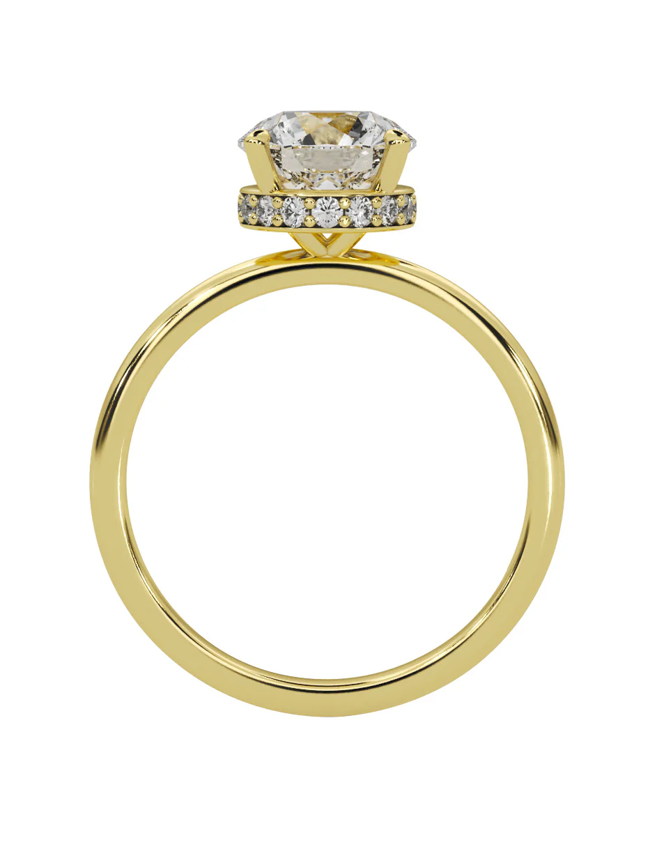 MONTADURA PARA PERSONALIZAR ANILLO DE COMPROMISO - PAVÉ - Image 6