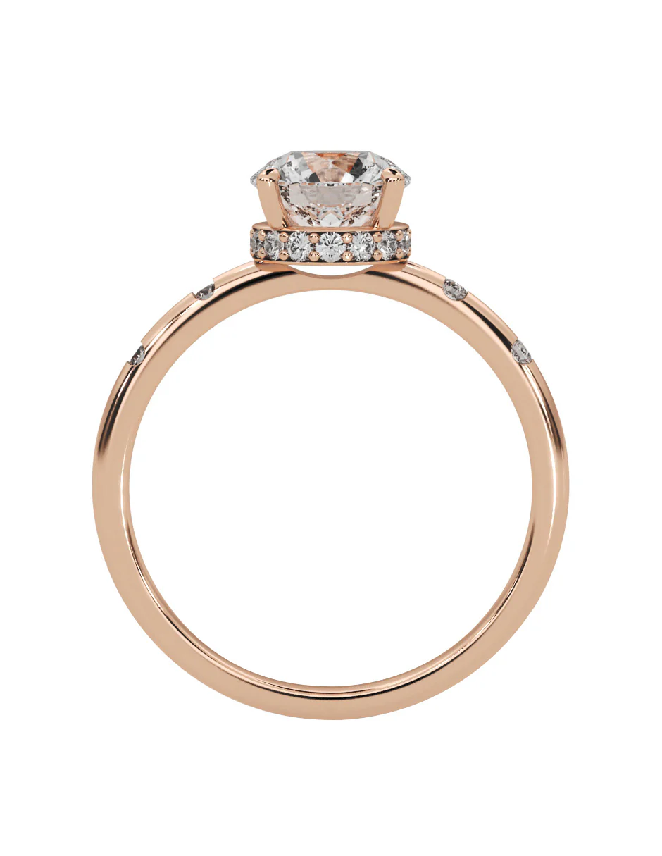 MONTADURA PARA PERSONALIZAR ANILLO DE COMPROMISO - PAVÉ - Image 10