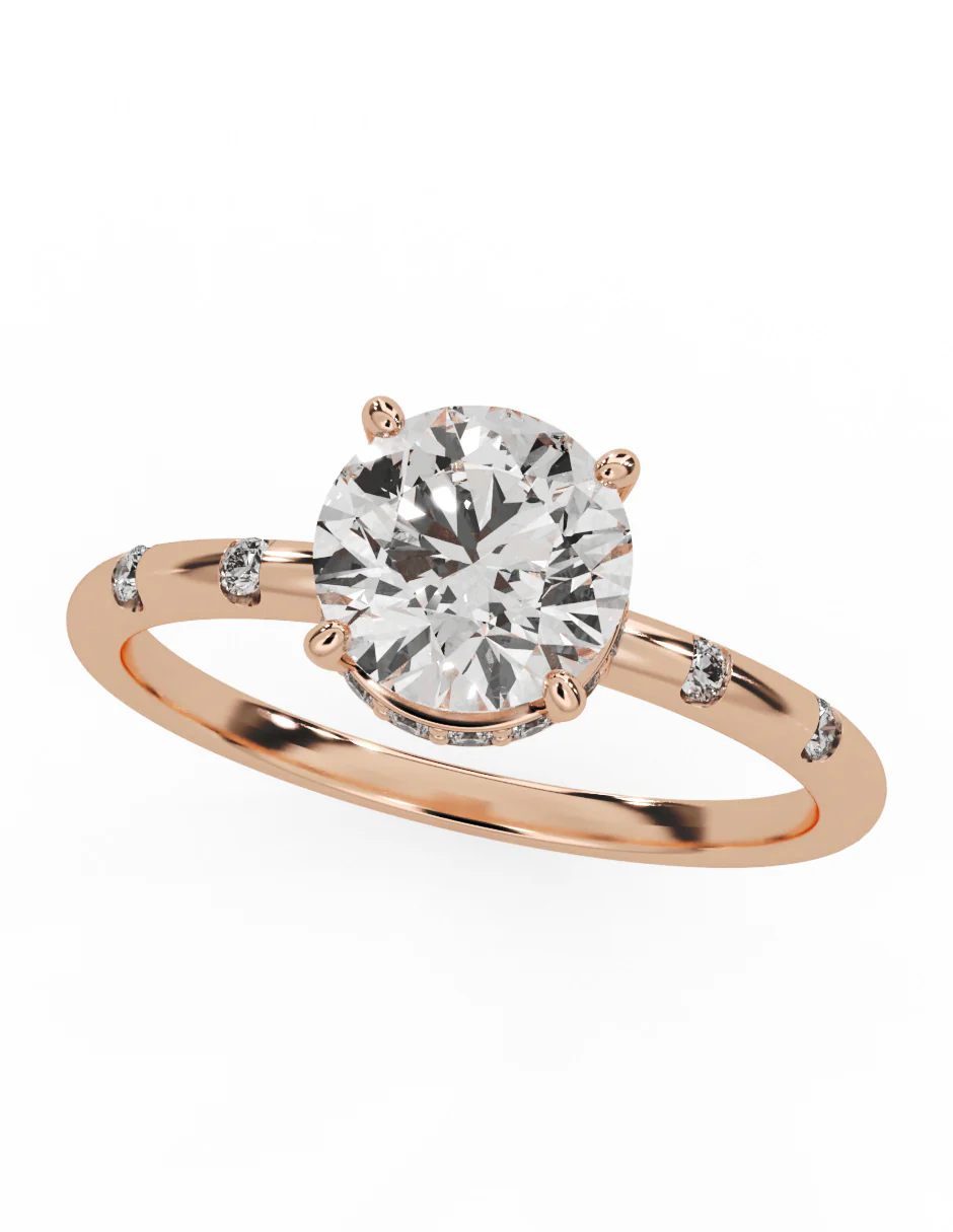 MONTADURA PARA PERSONALIZAR ANILLO DE COMPROMISO - PAVÉ - Image 11