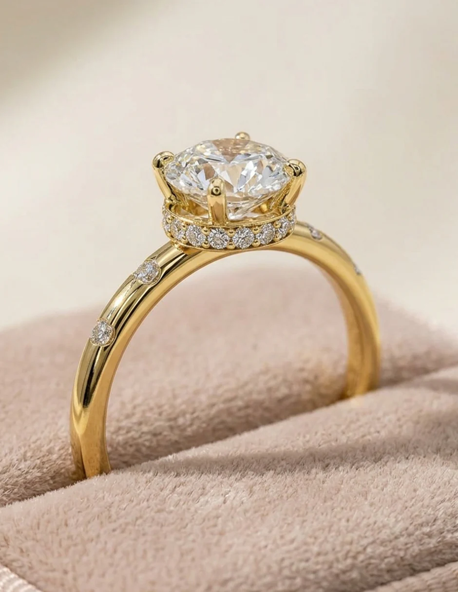 MONTADURA PARA PERSONALIZAR ANILLO DE COMPROMISO - PAVÉ - Image 15