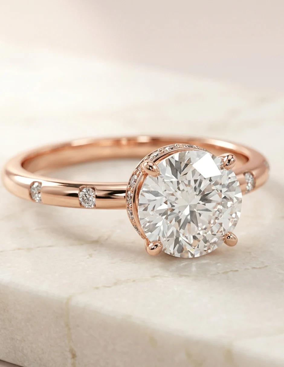 MONTADURA PARA PERSONALIZAR ANILLO DE COMPROMISO - PAVÉ - Image 17