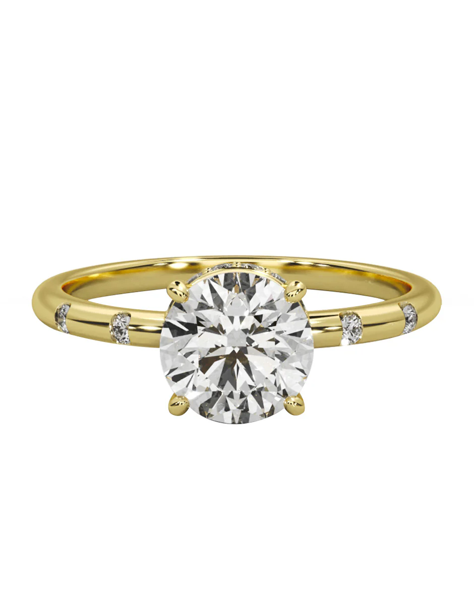 MONTADURA PARA PERSONALIZAR ANILLO DE COMPROMISO - PAVÉ - Image 5