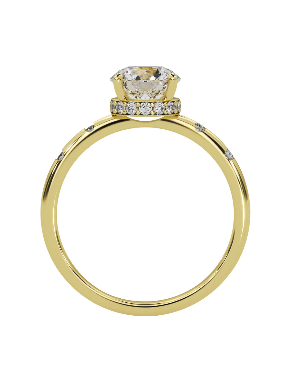 MONTADURA PARA PERSONALIZAR ANILLO DE COMPROMISO - PAVÉ - Image 6