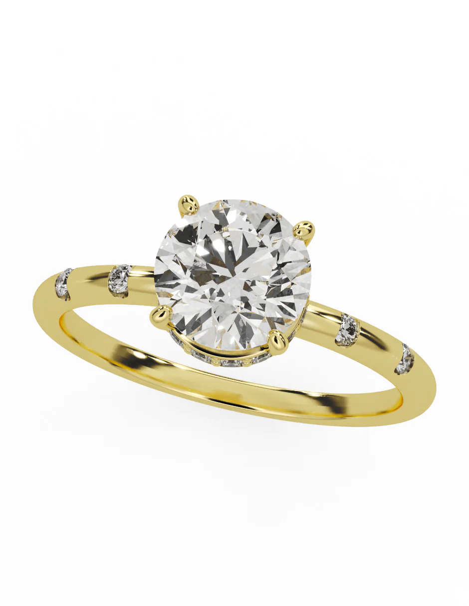 MONTADURA PARA PERSONALIZAR ANILLO DE COMPROMISO - PAVÉ - Image 7