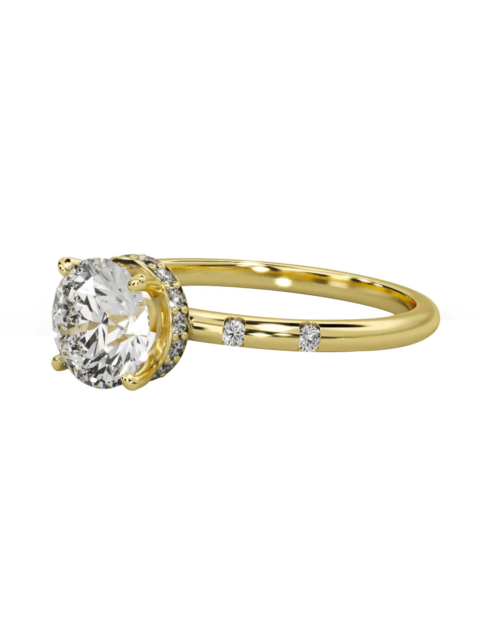 MONTADURA PARA PERSONALIZAR ANILLO DE COMPROMISO - PAVÉ - Image 8