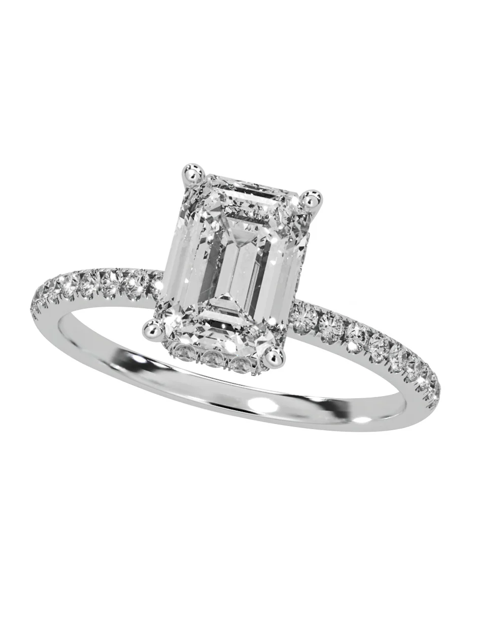 MONTADURA PARA PERSONALIZAR ANILLO DE COMPROMISO - PAVÉ - Image 3