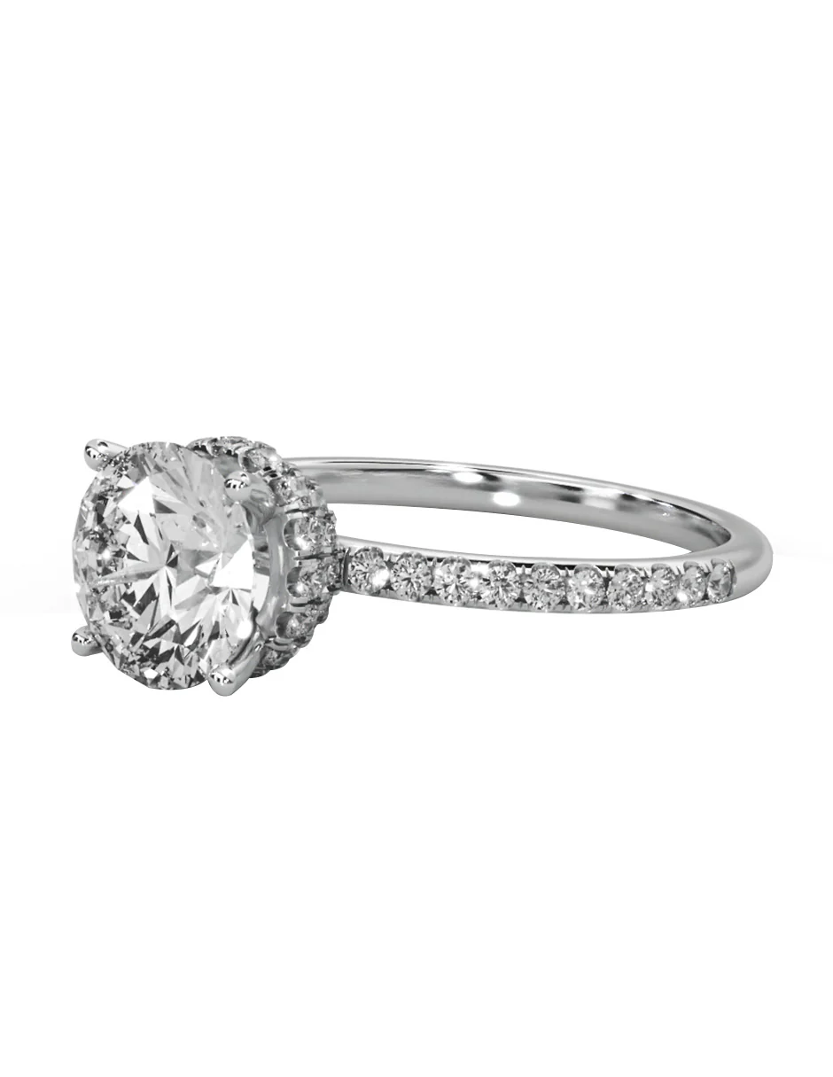 MONTADURA PARA PERSONALIZAR ANILLO DE COMPROMISO - PAVÉ - Image 4