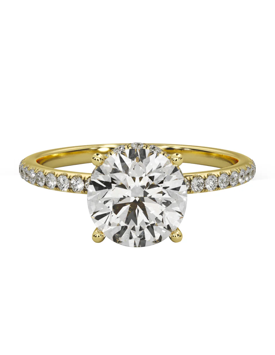 MONTADURA PARA PERSONALIZAR ANILLO DE COMPROMISO - PAVÉ - Image 5