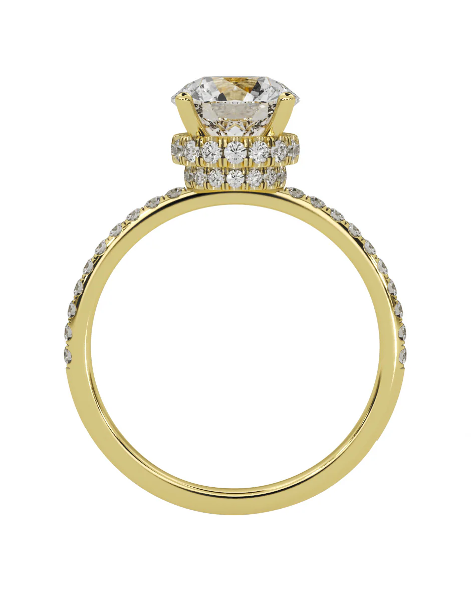 MONTADURA PARA PERSONALIZAR ANILLO DE COMPROMISO - PAVÉ - Image 6
