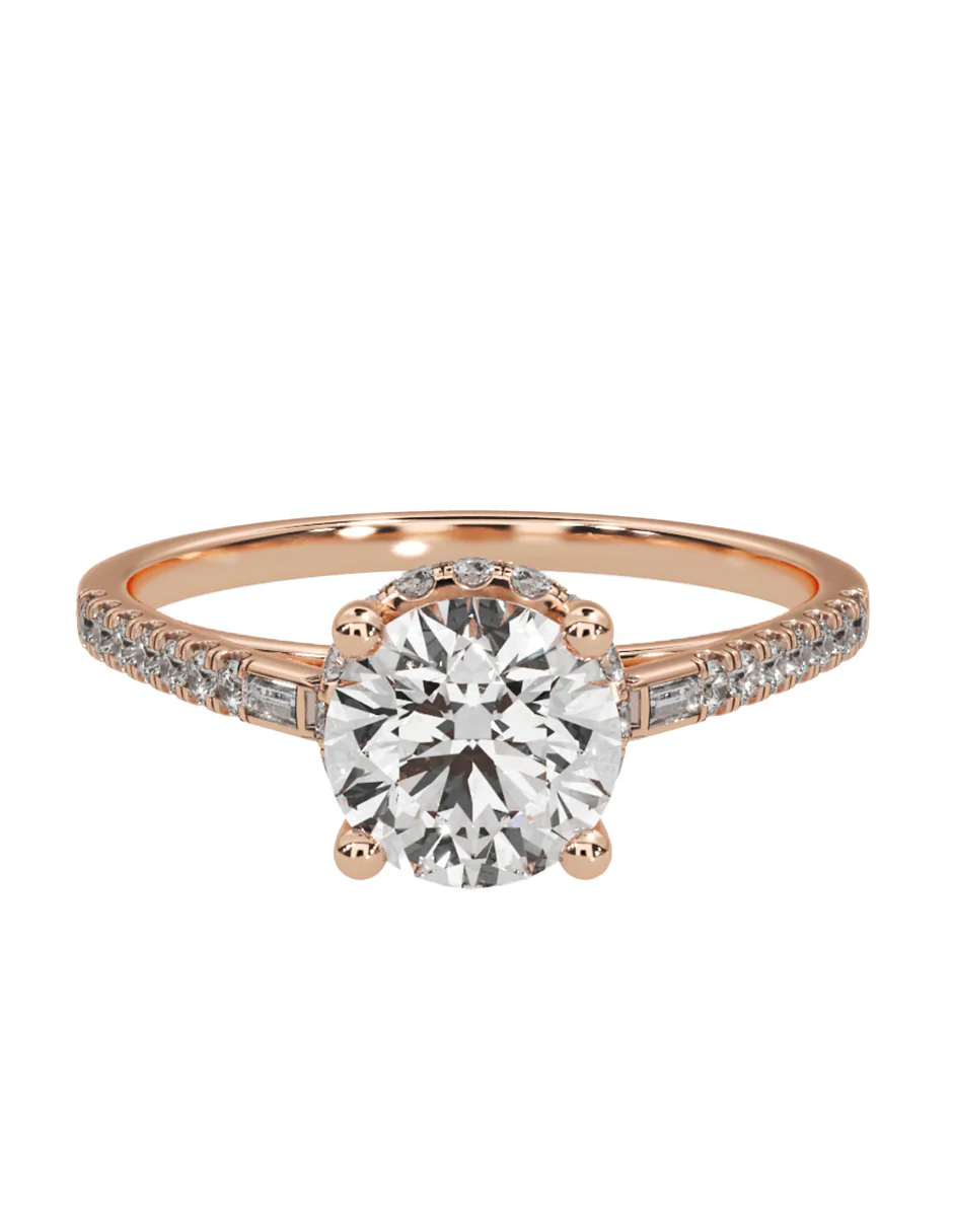 MONTADURA PARA PERSONALIZAR ANILLO DE COMPROMISO - PAVÉ - Image 9