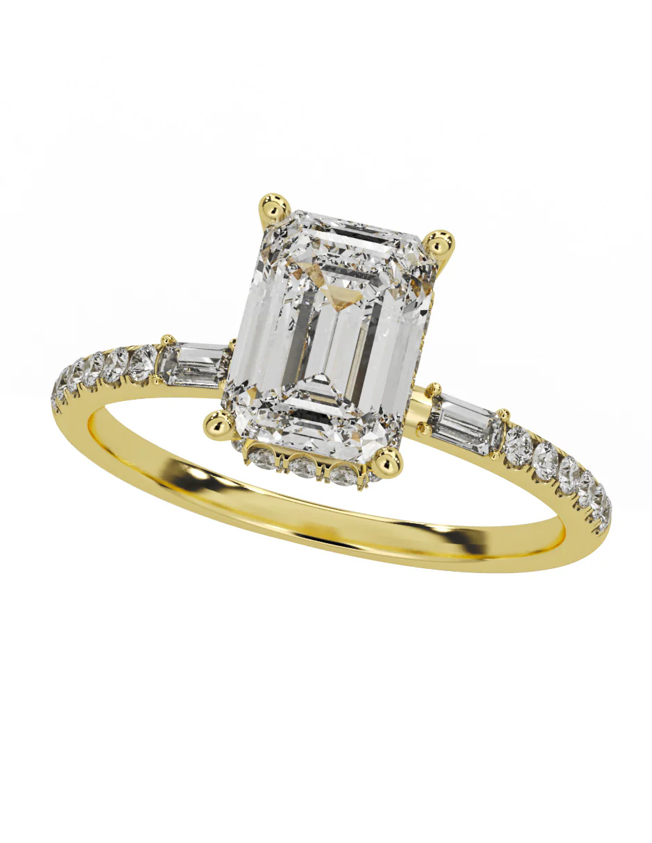MONTADURA PARA PERSONALIZAR ANILLO DE COMPROMISO - PAVÉ - Image 7