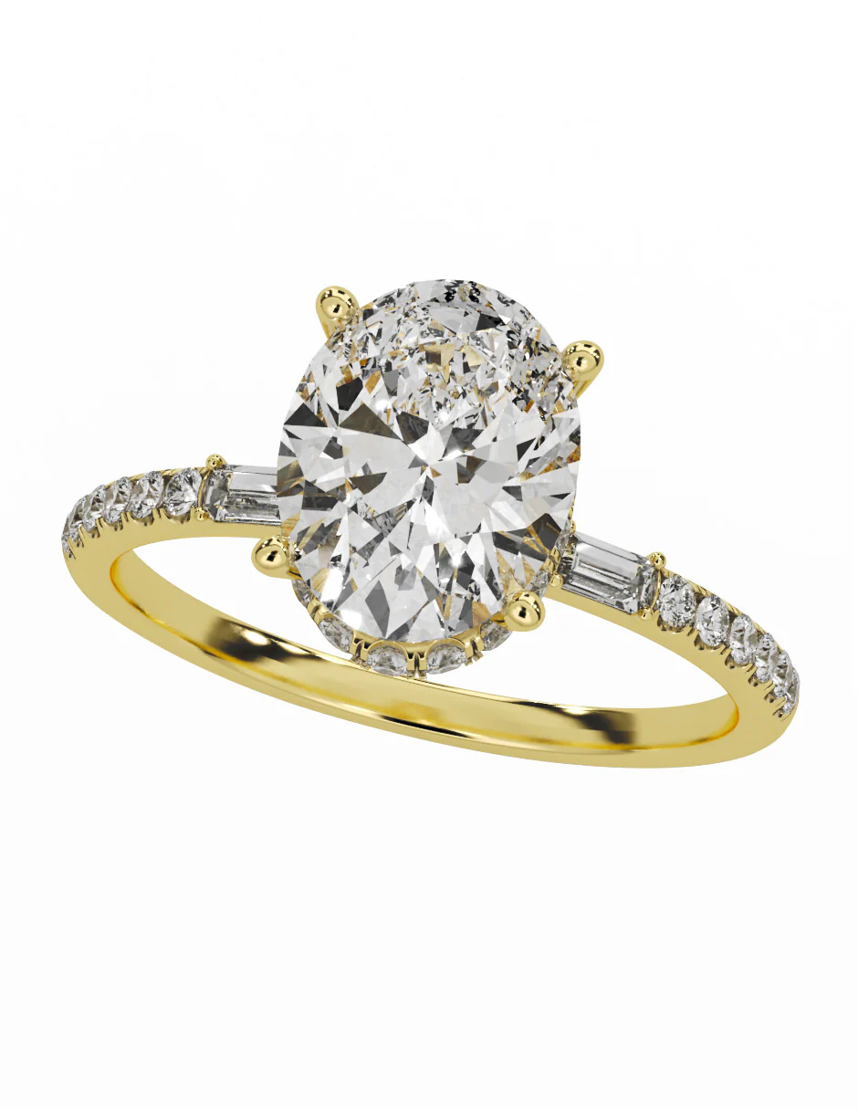 MONTADURA PARA PERSONALIZAR ANILLO DE COMPROMISO - PAVÉ - Image 7