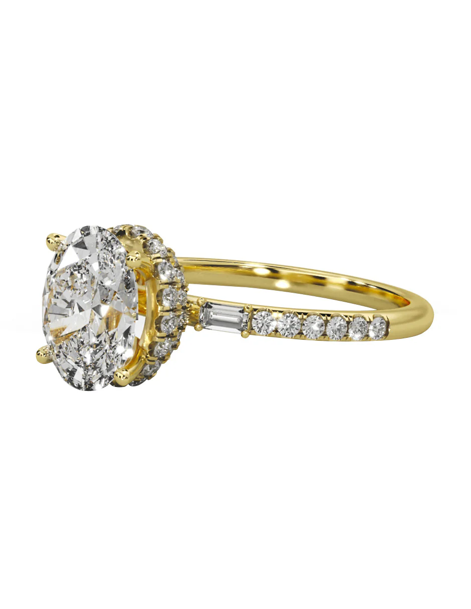 MONTADURA PARA PERSONALIZAR ANILLO DE COMPROMISO - PAVÉ - Image 8