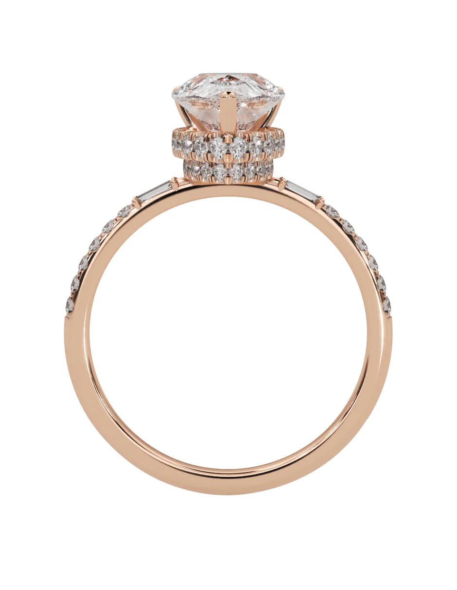 MONTADURA PARA PERSONALIZAR ANILLO DE COMPROMISO - PAVÉ - Image 10