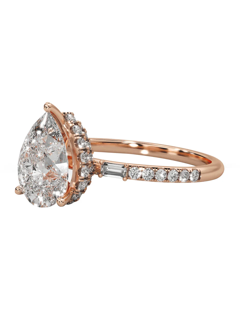 MONTADURA PARA PERSONALIZAR ANILLO DE COMPROMISO - PAVÉ - Image 12