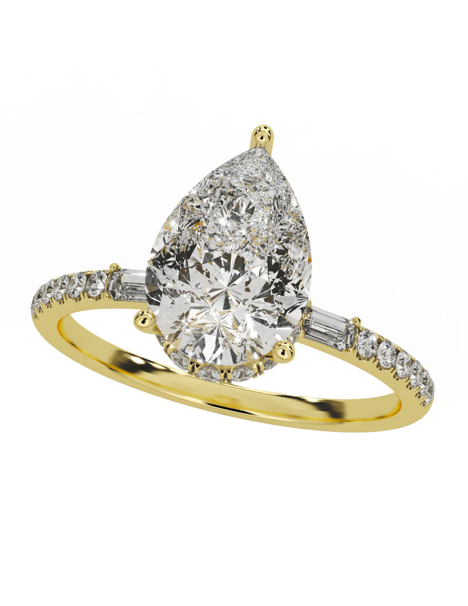 MONTADURA PARA PERSONALIZAR ANILLO DE COMPROMISO - PAVÉ - Image 7