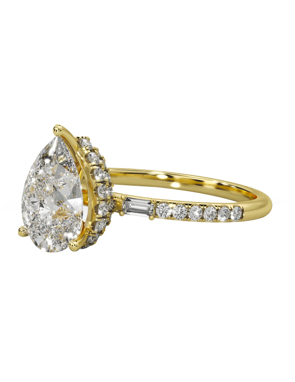 MONTADURA PARA PERSONALIZAR ANILLO DE COMPROMISO - PAVÉ - Image 8