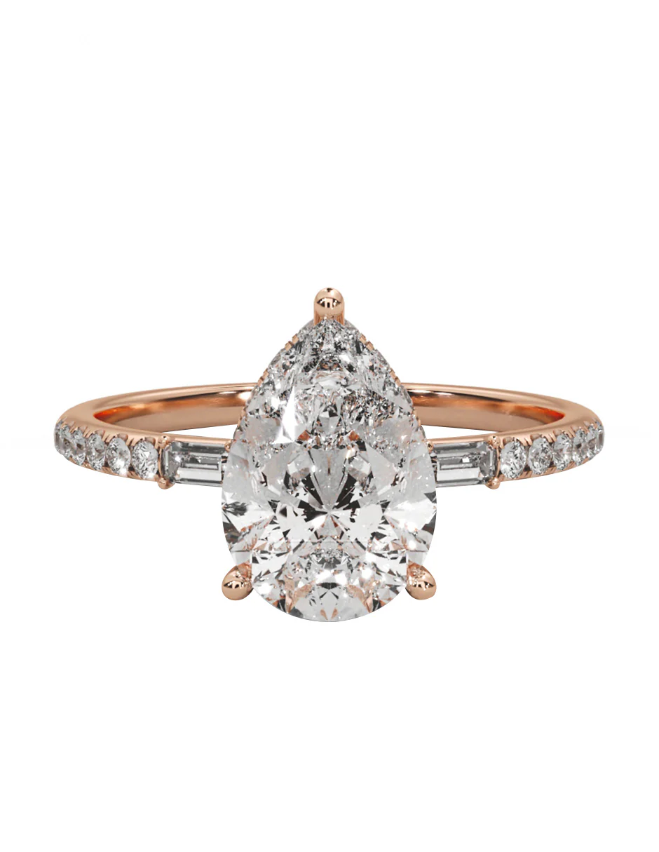 MONTADURA PARA PERSONALIZAR ANILLO DE COMPROMISO - PAVÉ - Image 9