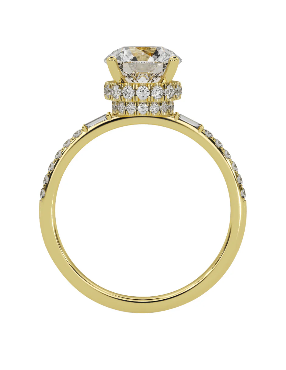 MONTADURA PARA PERSONALIZAR ANILLO DE COMPROMISO - PAVÉ - Image 6
