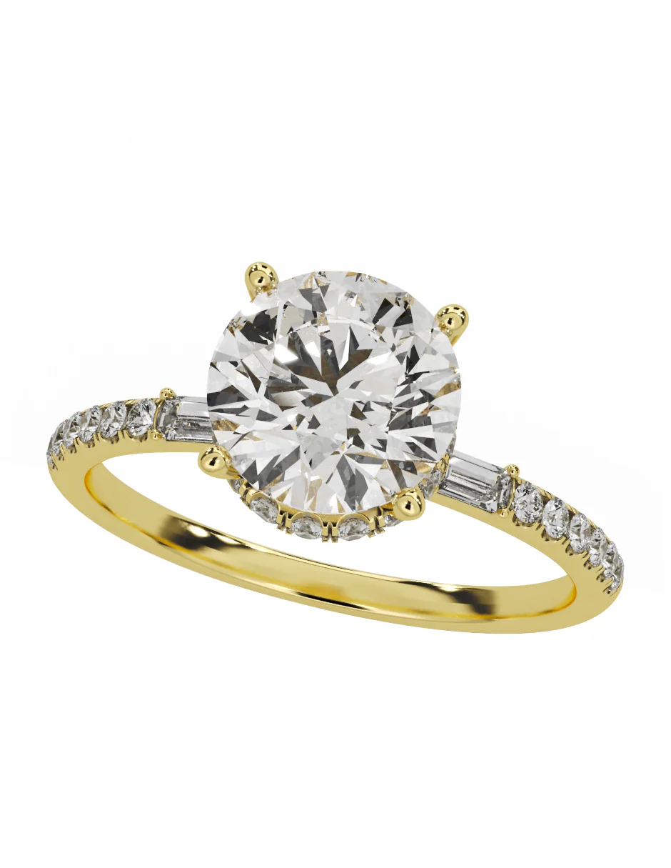 MONTADURA PARA PERSONALIZAR ANILLO DE COMPROMISO - PAVÉ - Image 7