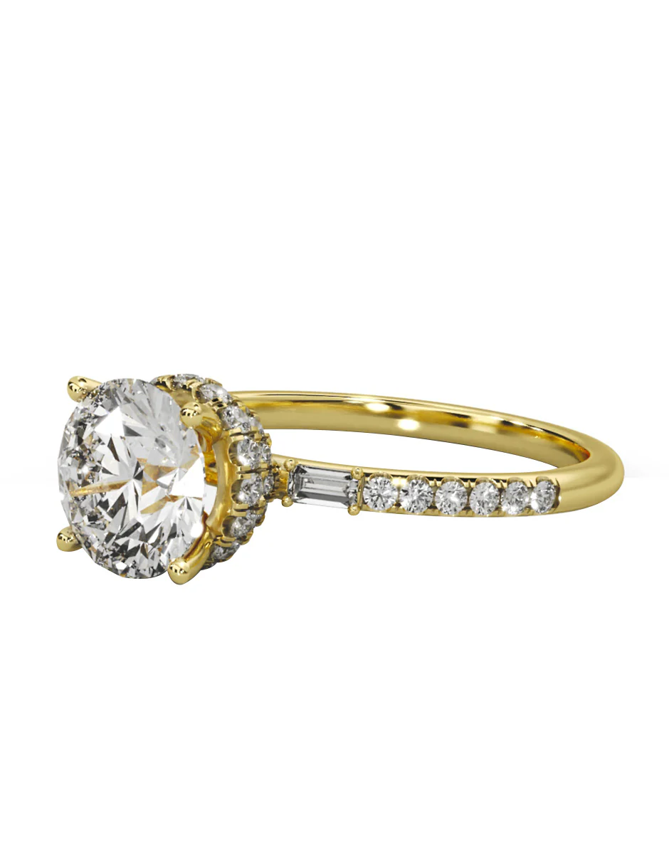 MONTADURA PARA PERSONALIZAR ANILLO DE COMPROMISO - PAVÉ - Image 8