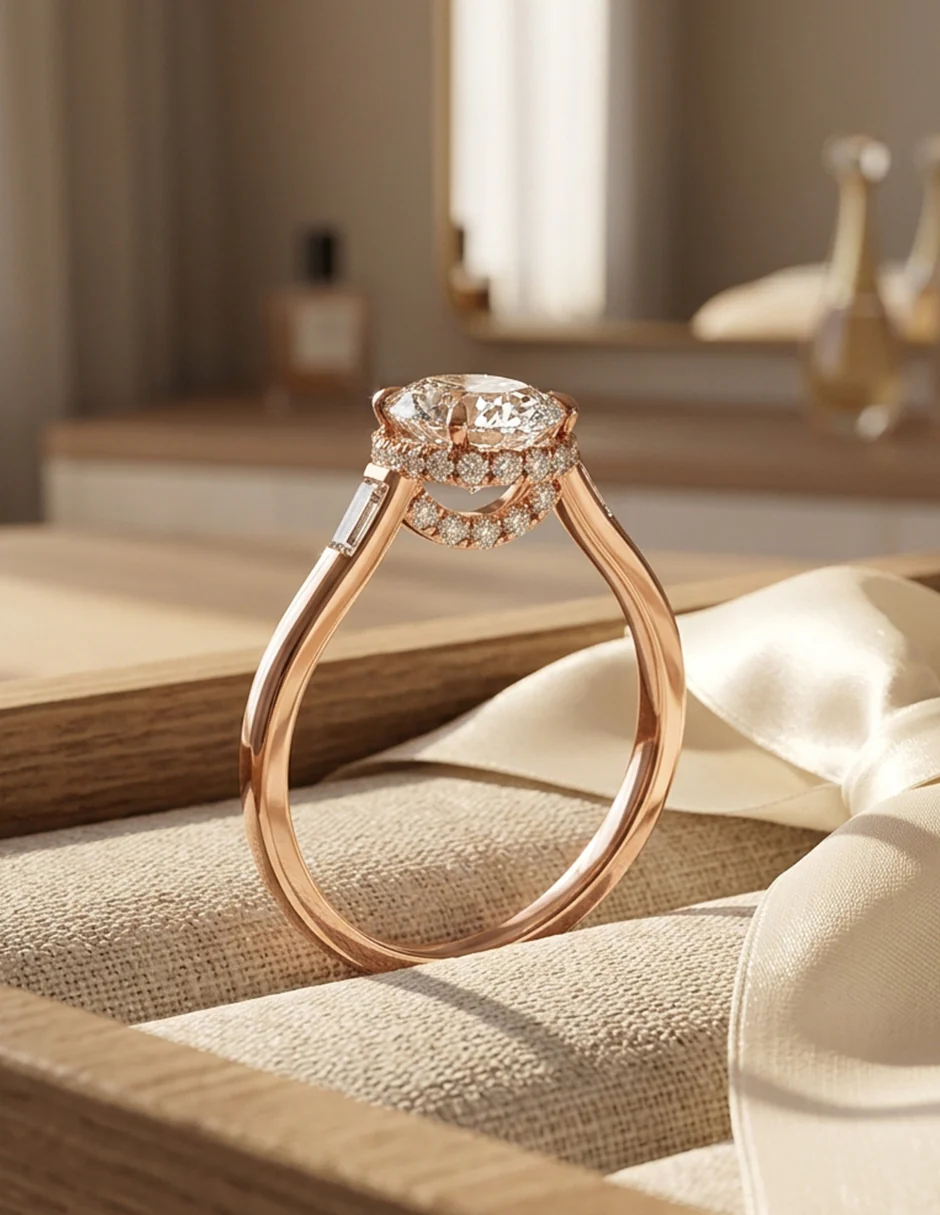MONTADURA PARA PERSONALIZAR ANILLO DE COMPROMISO - PAVÉ - Image 17