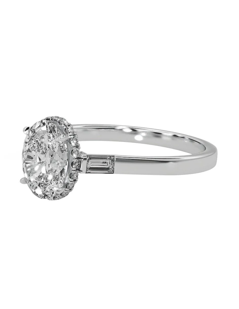 MONTADURA PARA PERSONALIZAR ANILLO DE COMPROMISO - PAVÉ - Image 4