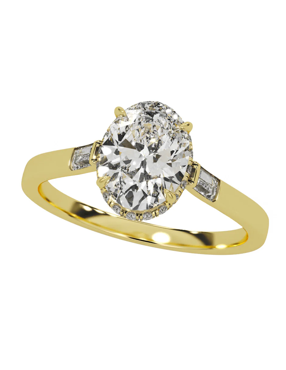 MONTADURA PARA PERSONALIZAR ANILLO DE COMPROMISO - PAVÉ - Image 7