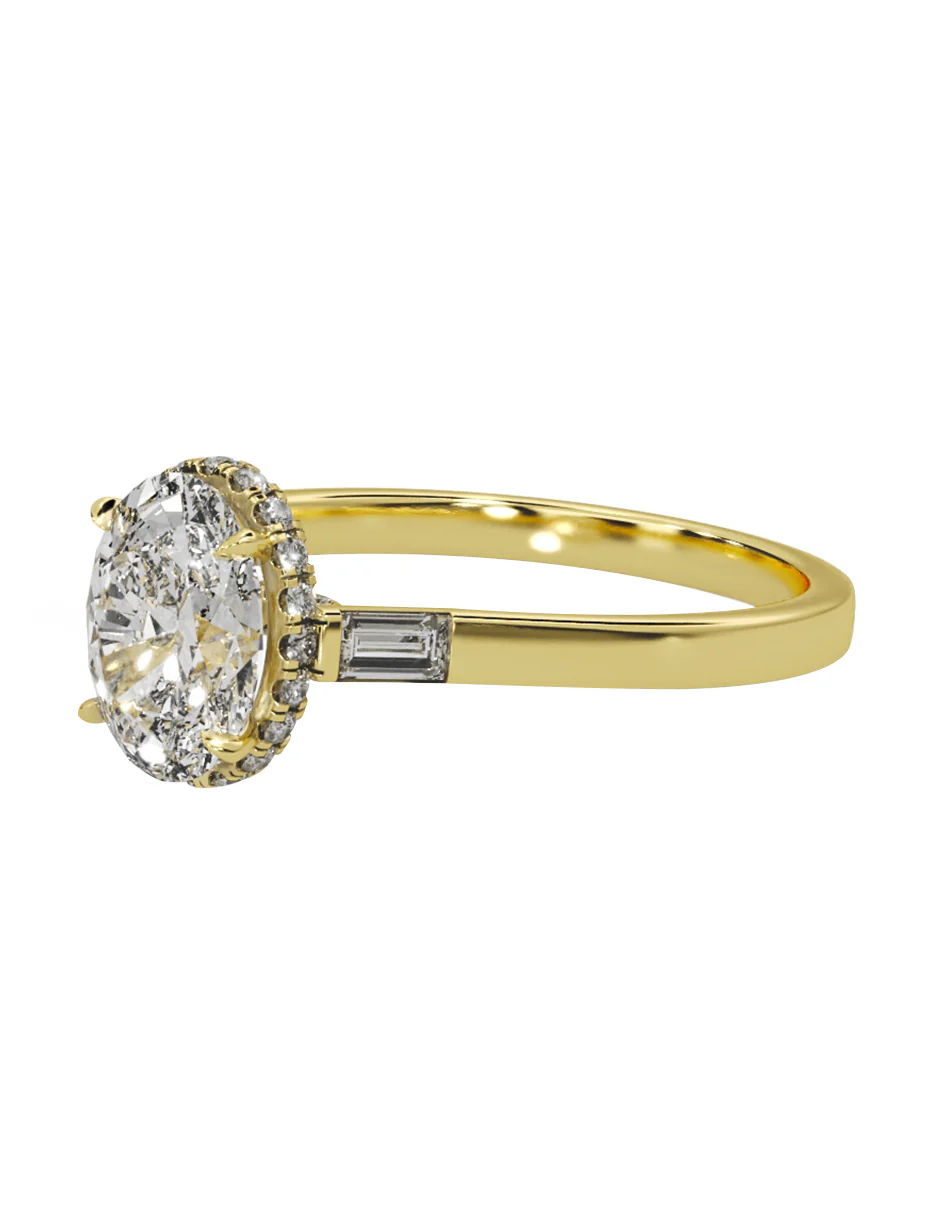 MONTADURA PARA PERSONALIZAR ANILLO DE COMPROMISO - PAVÉ - Image 8