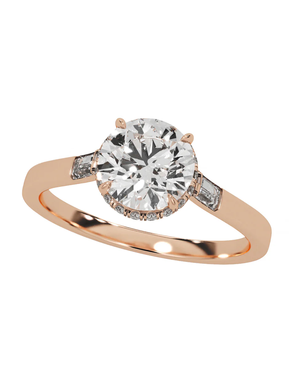 MONTADURA PARA PERSONALIZAR ANILLO DE COMPROMISO - PAVÉ - Image 11
