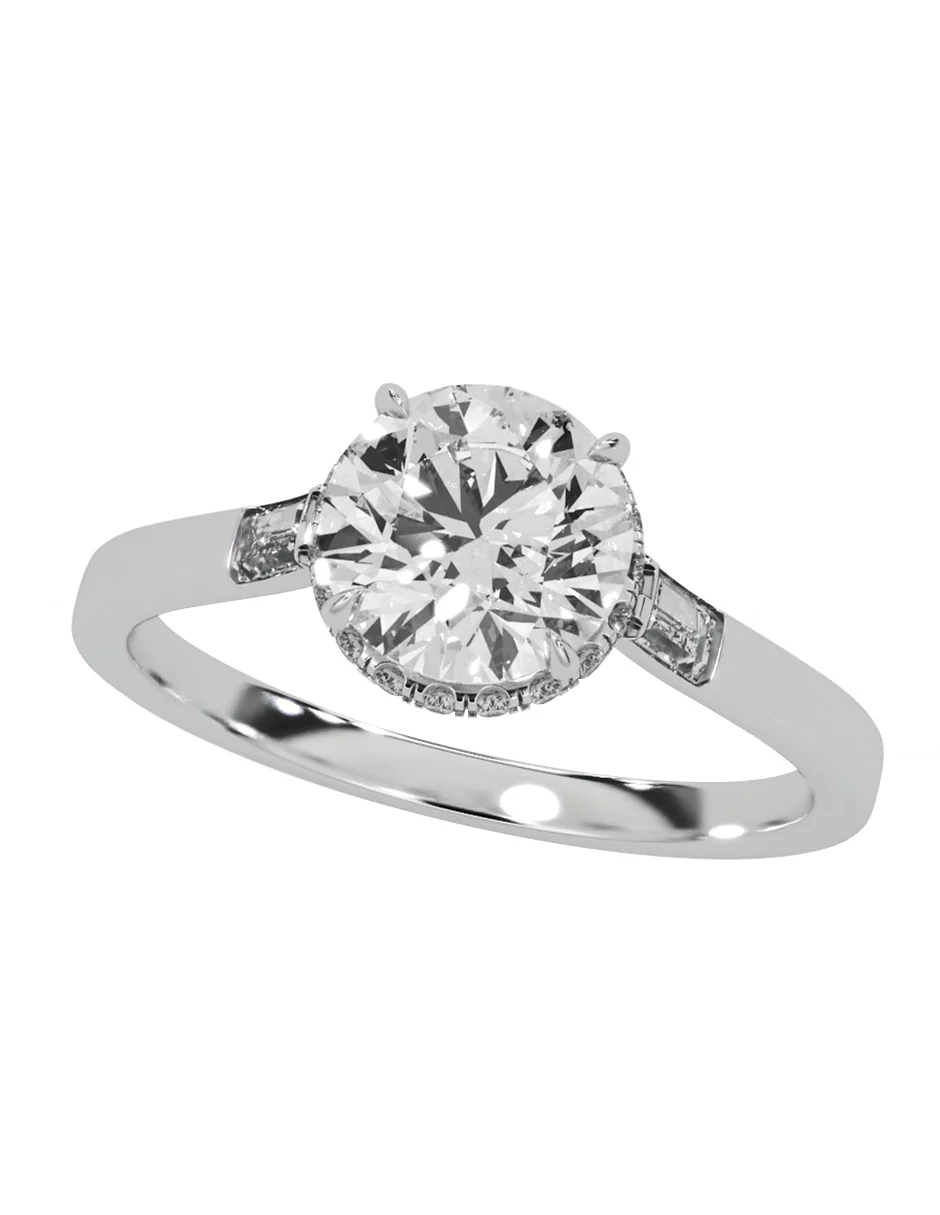MONTADURA PARA PERSONALIZAR ANILLO DE COMPROMISO - PAVÉ - Image 3